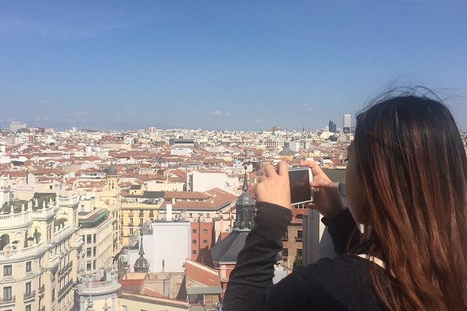 Architecture tour Gran Vía from its best rooftops 20thC - Ending near Plaza de España