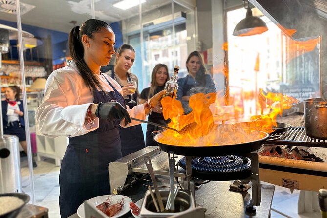 Authentic Paella in Madrid: A Hands-On Class with Tapas & Sangria - Choosing between sangria, wine, beer, and soft drinks