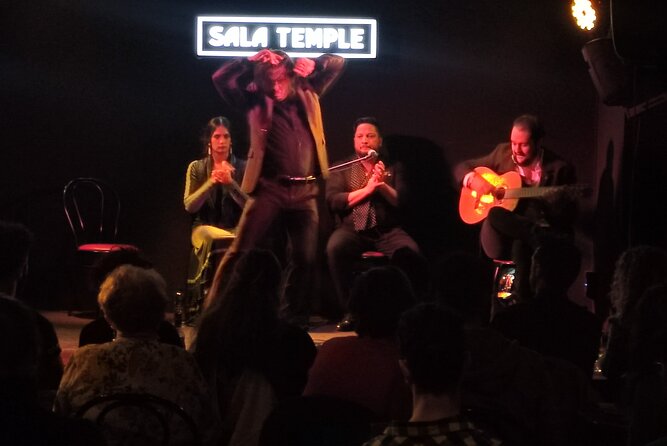 Entrance to the Flamenco Temple Room in Madrid with Tapas Option - Adding tapas and a Spanish drink
