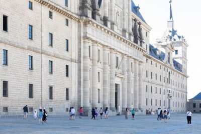 Escorial Monastery and the Valley of the Fallen from Madrid