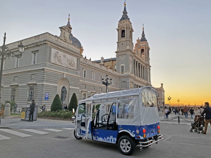 Explore Madrid’s Top Sights on an Electric Tuk-Tuk Tour - Starting near VIPS and settling into the ride