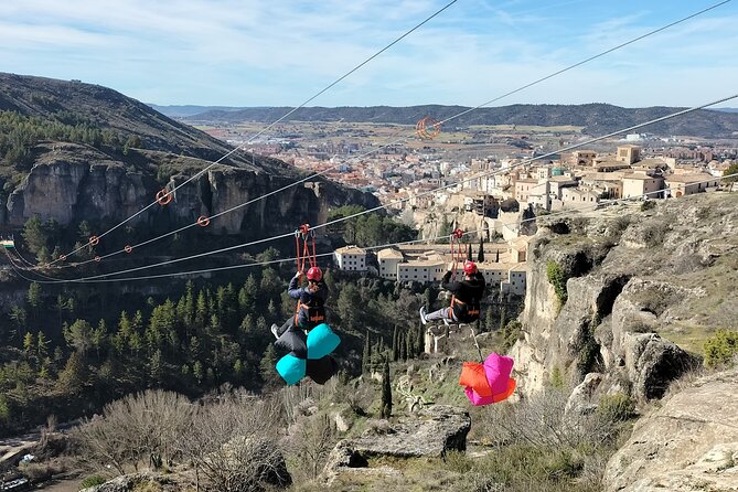 Jumping in Zipline with Unique Views of Cuenca - What you see from the line