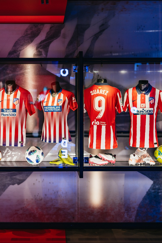 Madrid: Atlético de Madrid Stadium Entry - The home changing room and players’ route