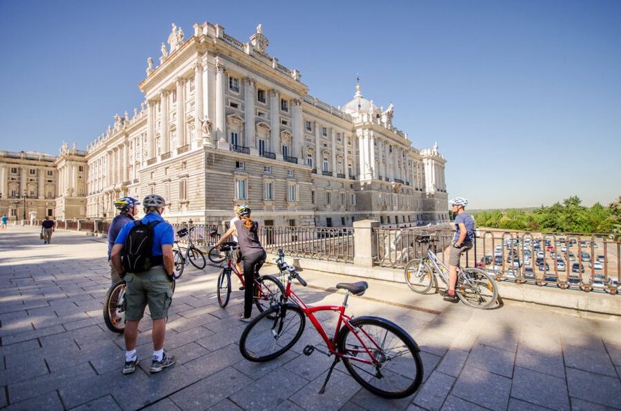Madrid City Guided Bike/E-Bike Tour for Small Groups - The Royal Palace, Almudena Cathedral, and old Madrid