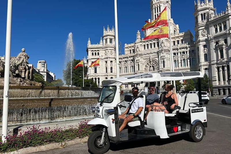 Madrid: Discover the City by Private Electric Tuk Tuk - Las Letras and La Latina by small vehicle