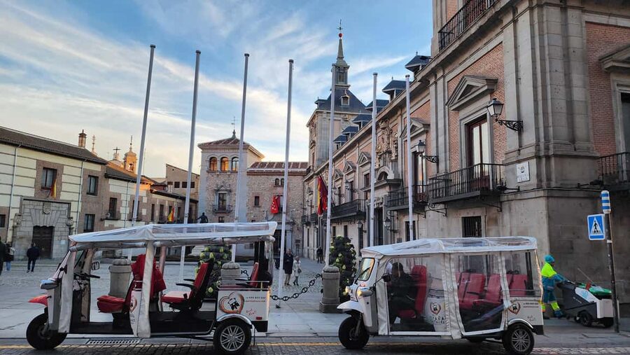 Madrid: Discover the Magic of This City by Tuk Tuk - The Royal Palace and its Baroque frontage