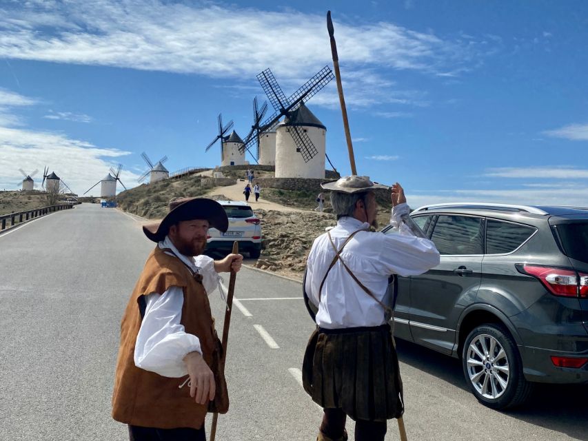 Madrid: Don Quixote de la Mancha Windmills & Toledo Tour - Approaching Toledo through the Alcántara Bridge