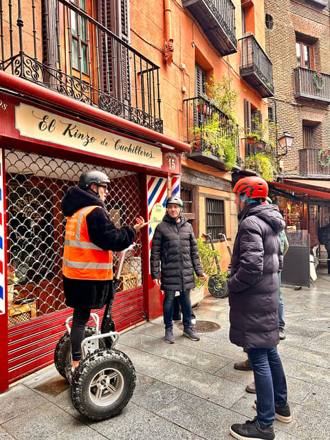 Madrid Downtown Segway Tour - Calle del Factor and the approach to the palace