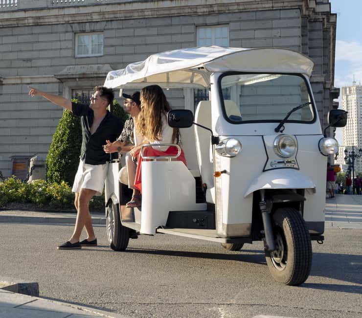 Madrid: Eco-Friendly, Private, and Unique Tuk Tuk Experience - The Royal Palace and San Miguel Market begin the story