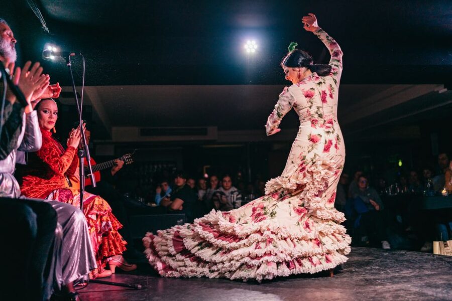 Madrid: Flamenco Show at Tablao Las Carboneras - Entering Las Carboneras beneath the Count of Miranda’s palace
