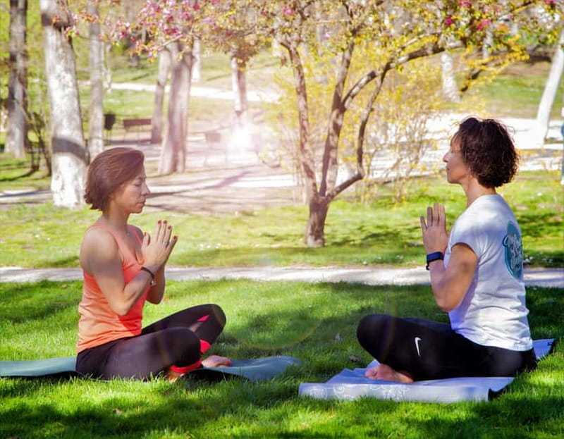 Madrid: Flow Yoga class in Retiro Park - How the One-Hour Session Works