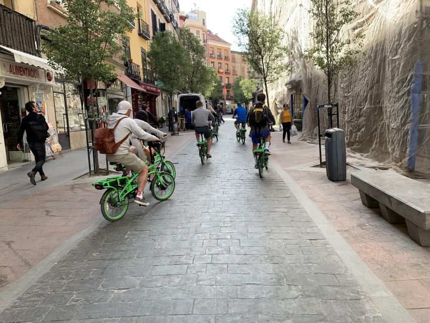 Madrid: Literary Quarter & Retiro Park Electric Bike Tour - Key points to know before you book