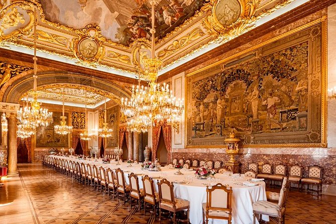 The gilded rooms behind the Royal Palace facade