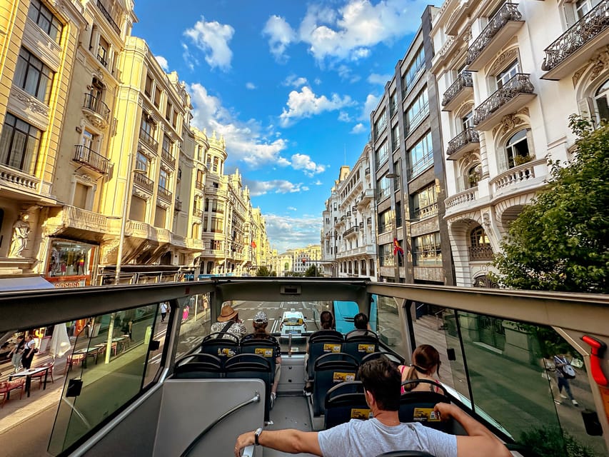 Madrid: Panoramic Open-Top Bus Day or Night Tour with Guide - From the Prado to Puerta de Alcalá