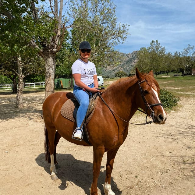 Madrid: Private Horseback Riding in Pedriza NP & Transport - Meeting the horses and preparing to ride