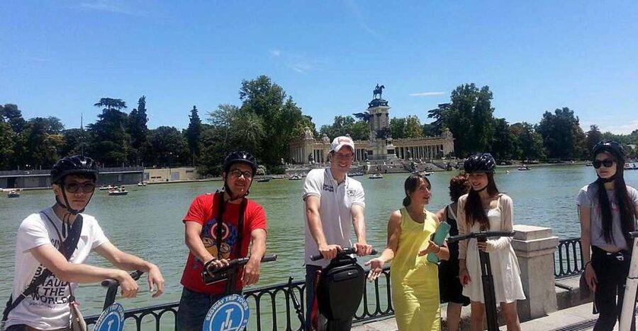Madrid: Retiro Park 1.5-Hour Segway Tour - Getting comfortable on the Segway