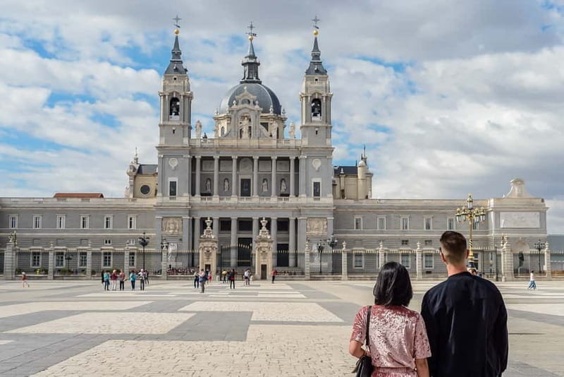 The Almudena, across the square from the Royal Palace