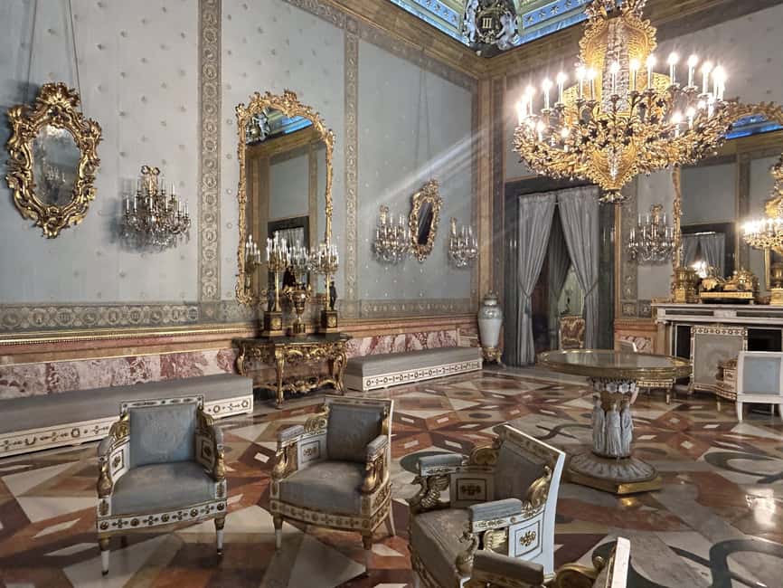Madrid: Royal Palace Guided Shared Group Tour - Gabinete de Carlos III and a more personal royal setting