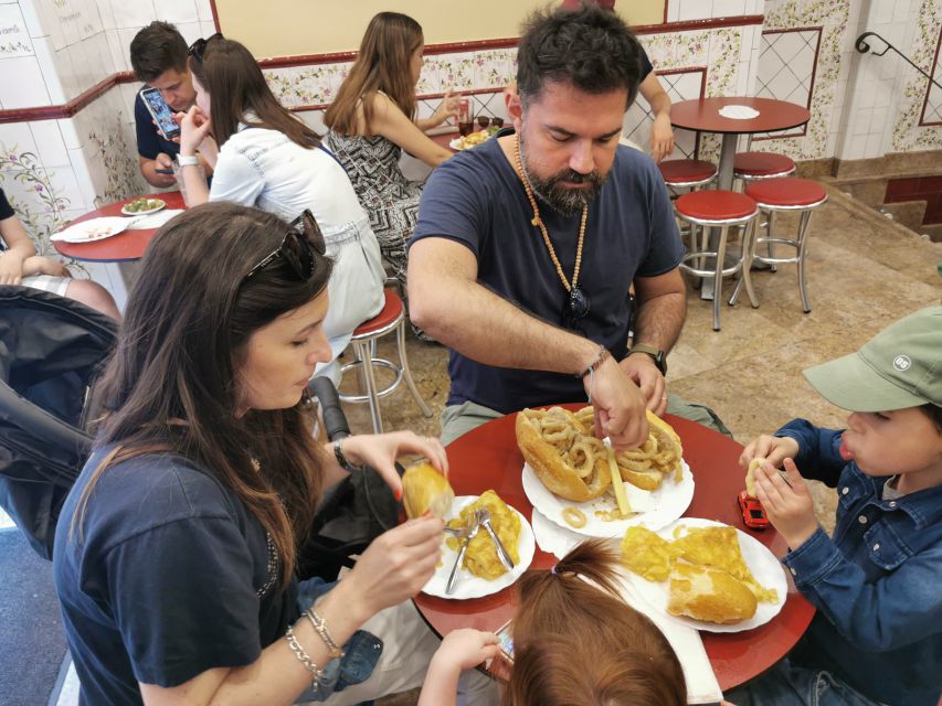 Madrid: Street Food Walking Tour in the Plaza Mayor Area - Calle Mayor reveals the details above the shopfronts