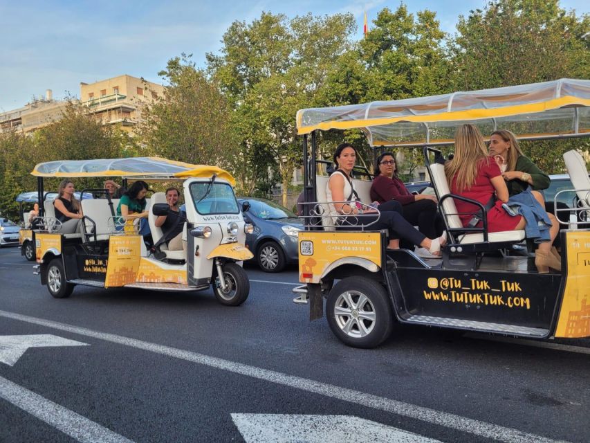 Madrid: Traditional Tour wh Private guide in yellow Tuk Tuk - Ending at Plaza de Santa Ana