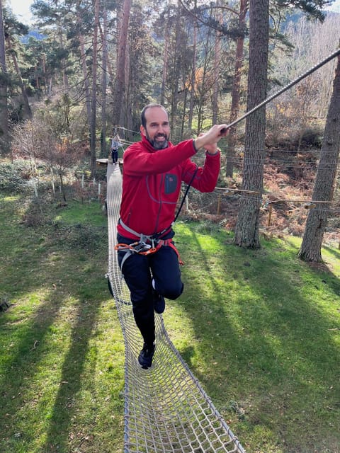 Madrid: Zip line circuits high in the trees - From Madrid to the San Rafael forest