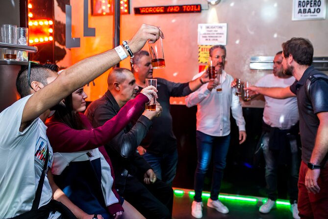 Nightlife Tour Drinks Tapas and Party Experience in Madrid - Calle de Augusto Figueroa and the move to party time
