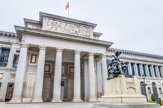 Prado Museum Madrid Guided Tour Semi-Private 6ppl Max - Entering the neoclassical Prado building