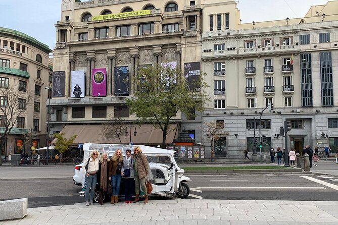 Private Panoramic Tuk Tuk Tour in Madrid - The Royal Palace from the outside