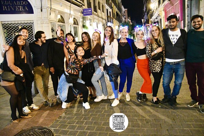 Pub Crawl Madrid by Mad Party Crew - A social night, not a quiet Madrid culture tour