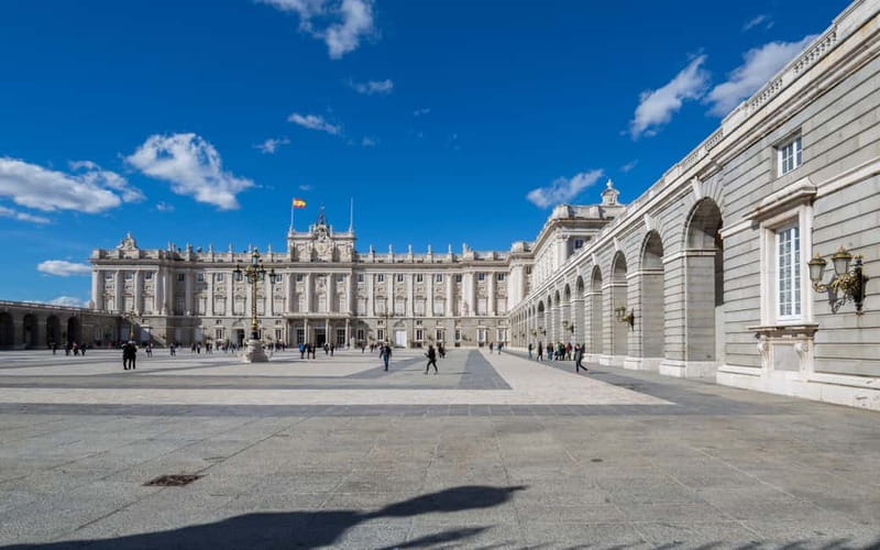 Royal Palace of Madrid: Private tour with entrance included - Sabatini Gardens beside the north façade