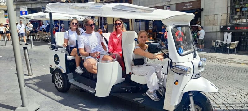 "See Madrid Differently: A Premium Private Tuk Tuk Ride" - Why a Madrid tuk tuk ride works