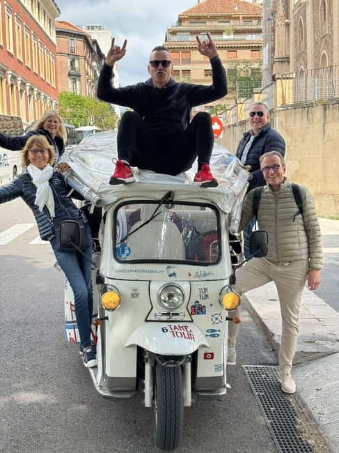 "See Madrid Differently: A Premium Private Tuk Tuk Ride" - La Latina and Saint Francis the Great