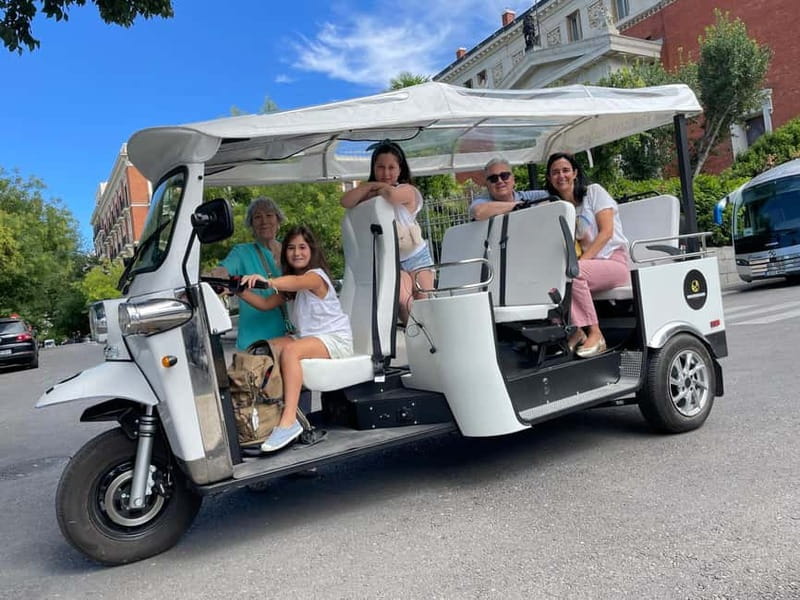 "See Madrid Differently: A Premium Private Tuk Tuk Ride" - Almudena Cathedral and the Royal Palace