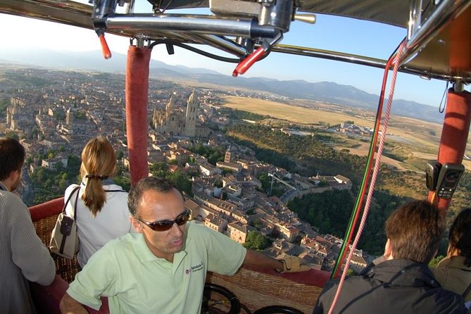 Segovia from the Skies: Sunrise Balloon Ride - The cathedral and Aqueduct from above