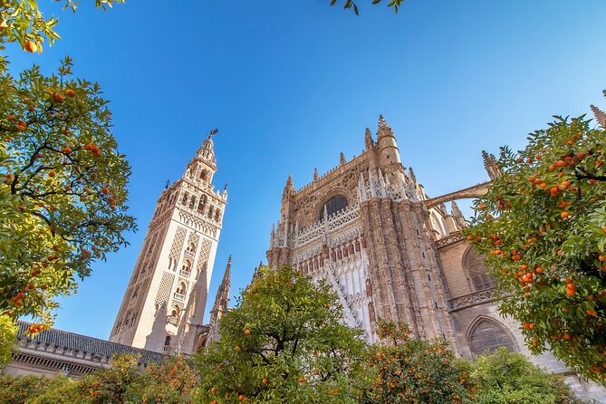 Seville in One Day by High speed Train from Madrid Private Tour - The Cathedral and Royal Alcazar from outside