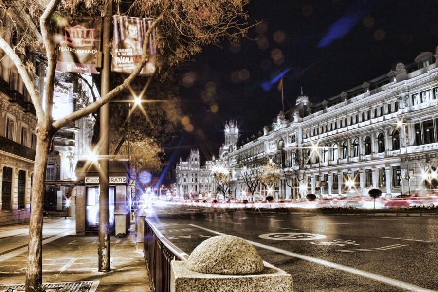 Tonight Madrid with optional Flamenco Show - Reaching Puerta del Sol After Dark