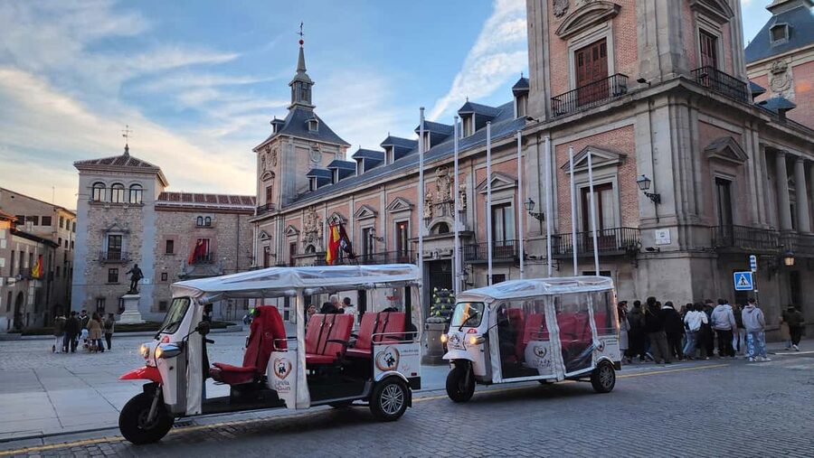 Tour Madrid: Secrets in a Electric Tuk Tuk - Starting beside the Bolsa de Madrid and Hotel Ritz