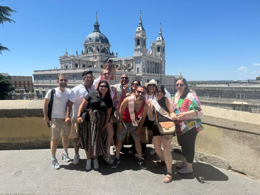 Tuk Tuk Tour with Wine Test in Madrid - Plaza Mayor, Madrid’s grand central stage