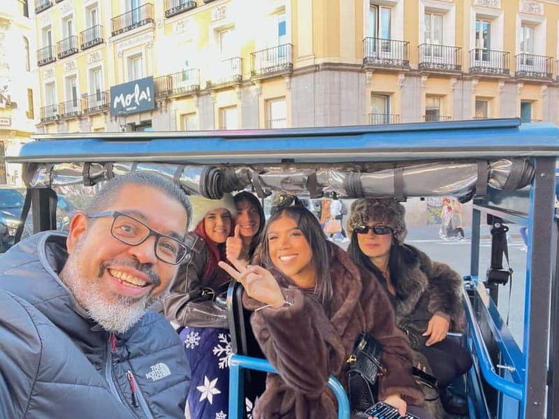 Tuktuk historical tour of Madrid 1 Hr in a fun and original way - A quick ride through Madrid’s old center