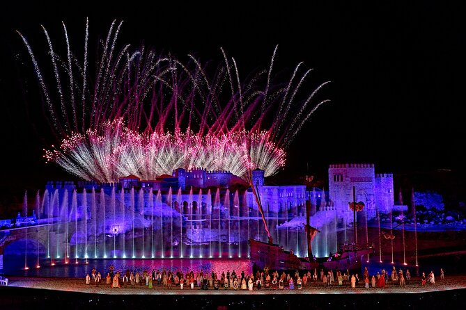 Visit Puy du Fou España by bus From Madrid - Meeting the bus at Madrid’s Neptuno Fountain